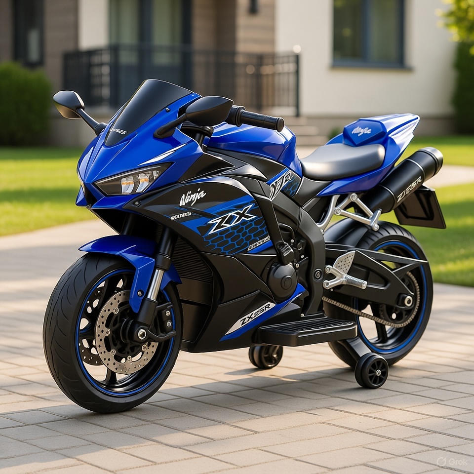 Motocicleta Eléctrica Kawasaki para Niños - Envío Gratis y Pago Contra Entrega - Curiosity China