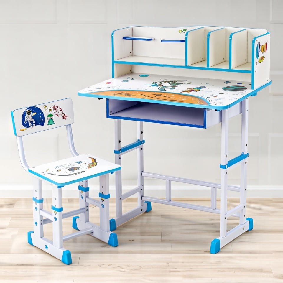 Set de Escritorio y Silla Infantil Ajustable Con Diseño Espacial - Envío Gratis y Pago Contra Entrega - Curiosity China